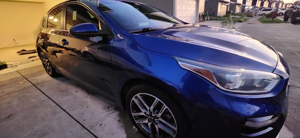 on purpose mobile detailing - the classic shine - kia forte